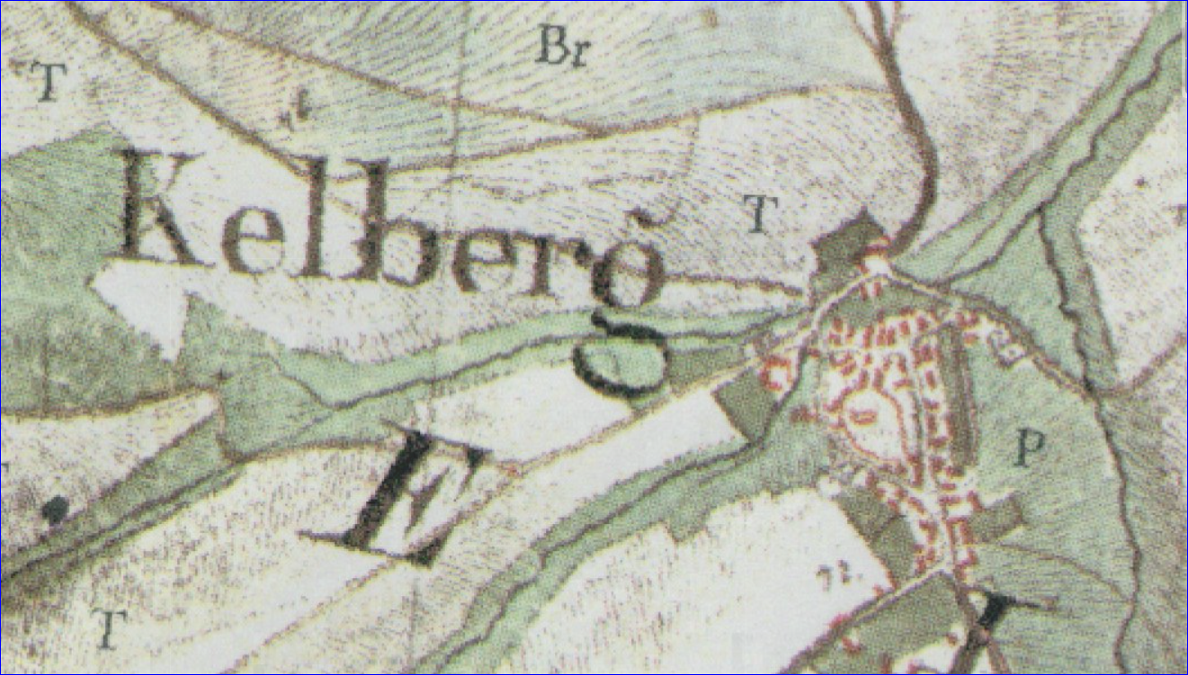 Kartenausschnitt Kelberg 1802-1820