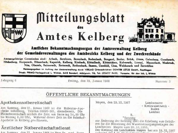 Mitteilungsblatt 1968